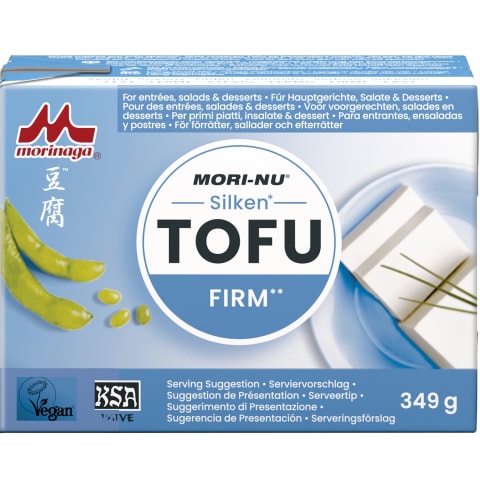 TOFU sojų pupel. gaminys MORINAGA, 3%, 349g