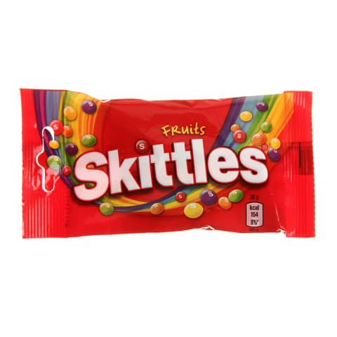 Vaisių skonio kramt. saldainiai SKITTLES, 38g