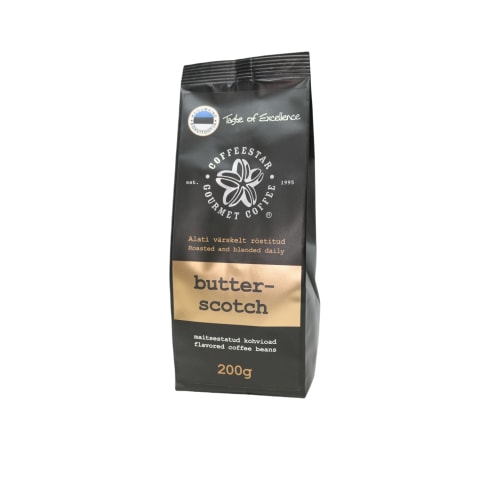 Kohvioad karamelli-iirise maitselised Coffee Star 200g