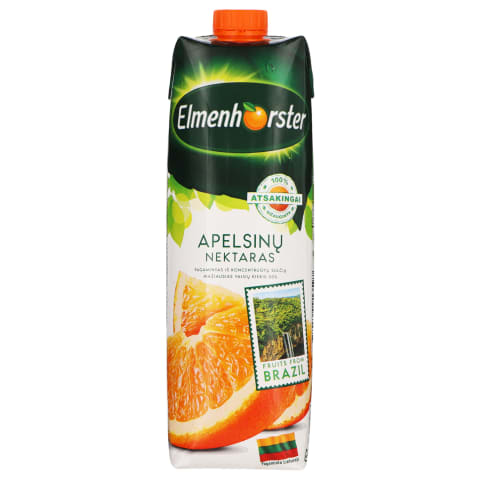 Apelsinų nektaras ELMENHORSTER, 50%, 1l