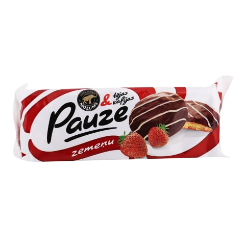 Cepumi Možums Pauze ar zemeņu marmelādi 135g
