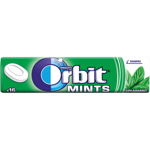 Pastillid Spearmint Orbit 28g