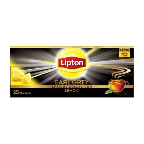 Tee must sidruni Earl Grey Lipton 25pk