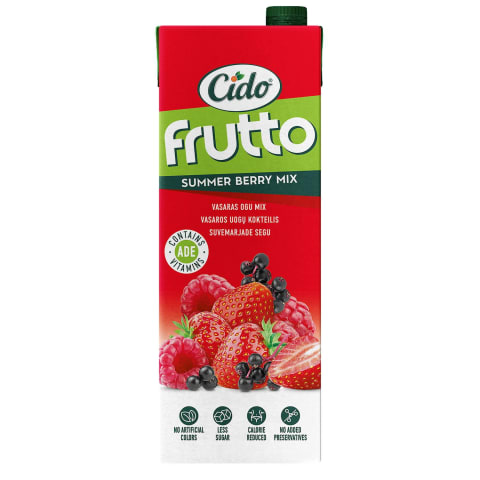 Sulas dzēriens Cido Frutto vasaras ogu 1,5l