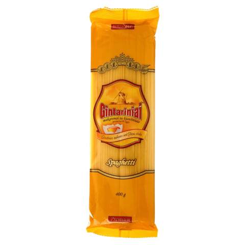 GINTARINIAI spagečiai su kiaušiniu, 400g
