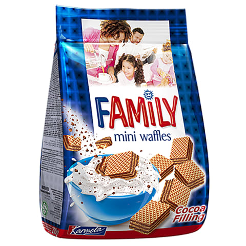 Vafeles Family mini ar kakao garšu 200g