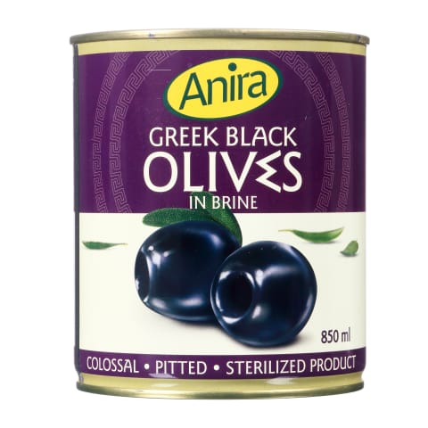 Graik. juodosios alyvuogės ANIRA, 850ml