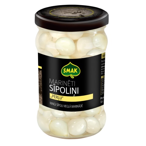 Sīpoliņi Smak pērļu, marinēti 290g/170g