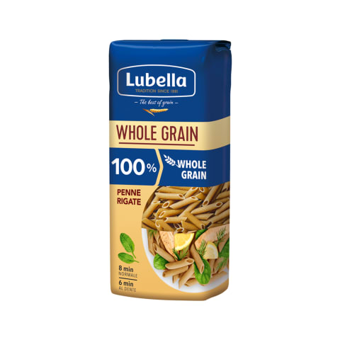 Pilno grūdo makaronai LUBELLA (vamzd.), 400g