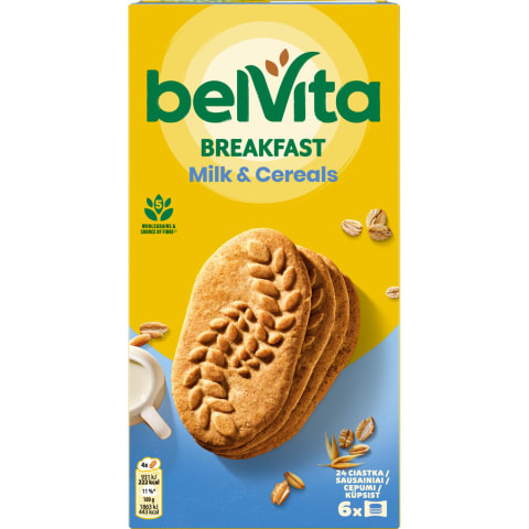 Sausainiai BELVITA CEREALS & MILK, 300 g