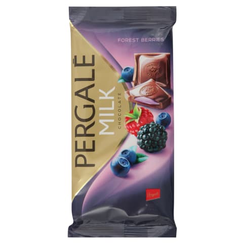 Piena šok. Pergale ar meža ogu pildījumu 100g