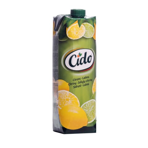 Citrinų ir laimų skonio gėrimas CIDO, 1 l