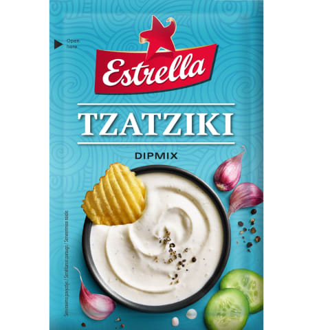 Dip mērce Estrella grieķu Tzatziki garša 12g