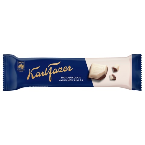 Fazer piima- ja valge šokolaad 38g
