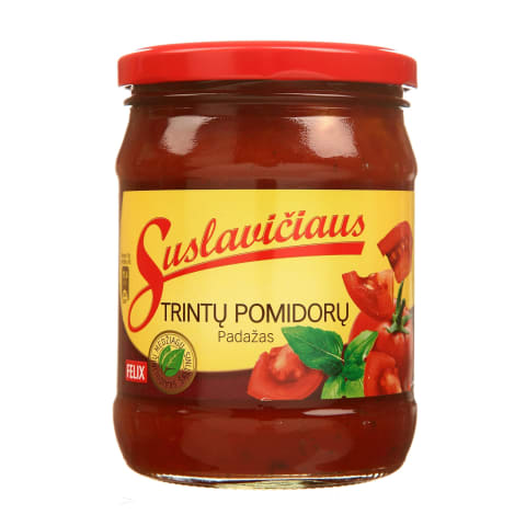 SUSLAVIČIAUS trintų pomidorų padažas, 500g