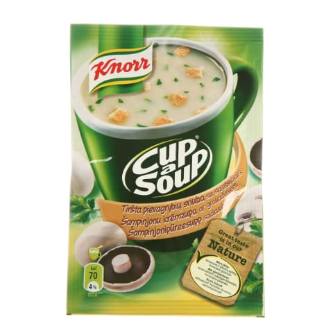 Pievagrybių sriuba su skrebučiais KNORR, 15 g