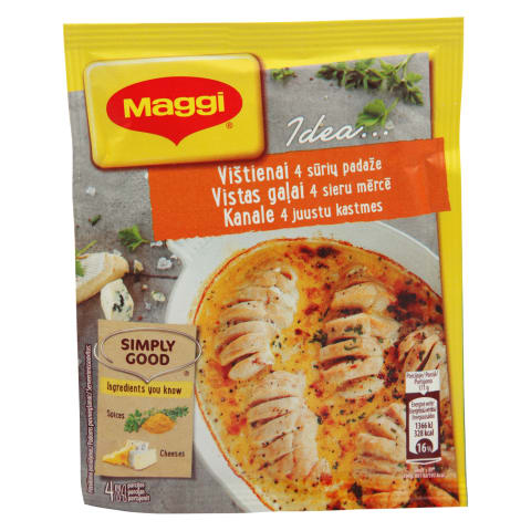 Garšviela Maggi Idea vistas gaļai 4 sieru 32g