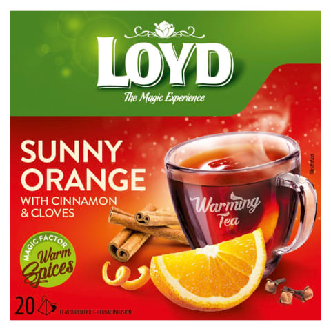Vaisinė arbata LOYD SUNNY ORANGE, 40 g