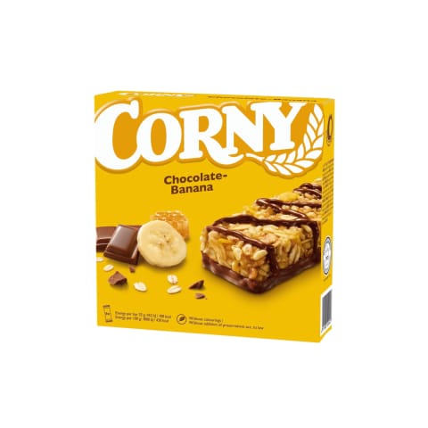 Müslibatoon piimašokolaadi-banaani Corny Classic 6-pakk 150g