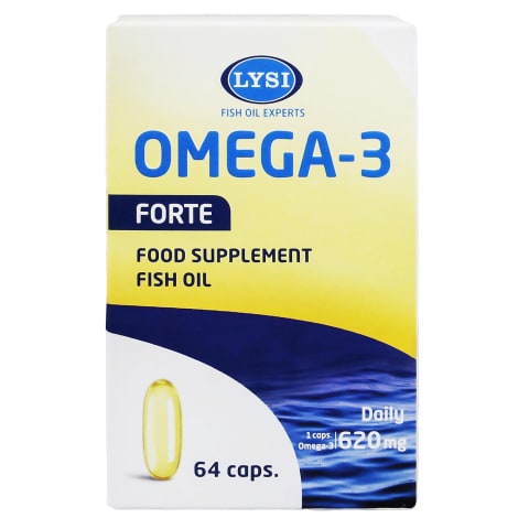 Uztura bagātinātājs Omega 3 Forte 64g