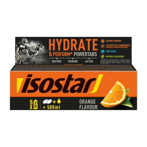 Tabletes Isostar Powertabs apelsīnu 120g