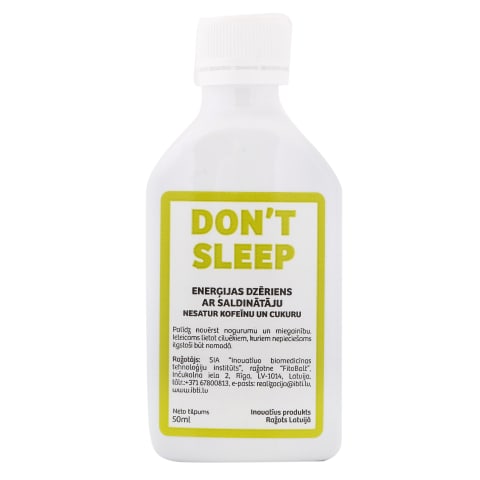 Enerģijas dz. Don't Sleep dabīgs 50ml