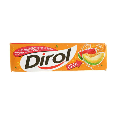 Kramtom. guma DIROL MELON-WATERMELON, 13,6 g