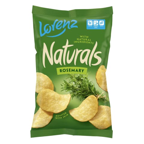 Bulvių traškučiai NATURALS ROSEMARY, 100 g
