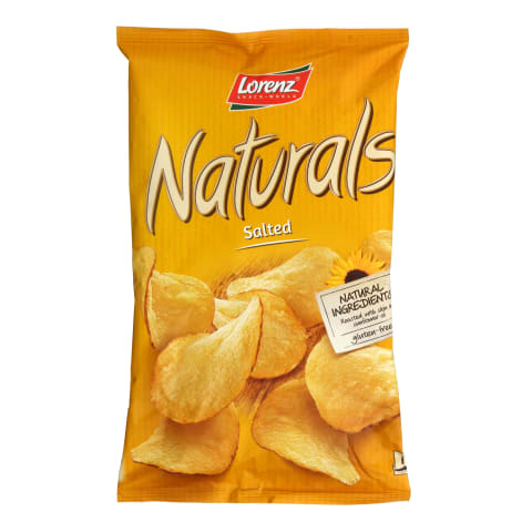 Bulvių traškučiai su druska NATURALS, 100g