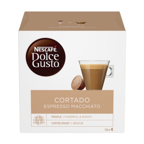Kafijas kapsulas Nescafe Cortado 16x6,3g