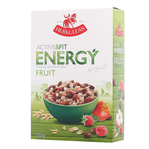 Musli Herkuless Active&Fit Energy augļu 350g