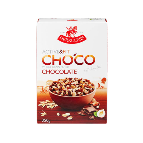 Musli Herkuless Active&Fit ar šokolādi 350g