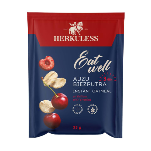 Auzu biezputra Herkuless ar ķiršiem 35g