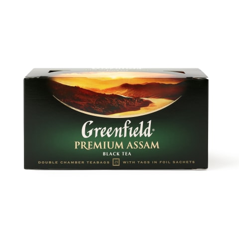 Melnā tēja Greenfield Premium Assam 25x2g