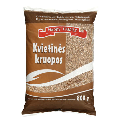 Kviečių kruopos HAPPY FAMILY, 800g