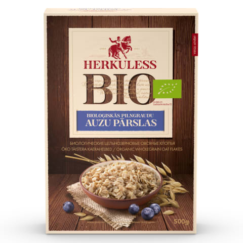 Pilngraudu auzu pārslas Herkuless BIO 500g