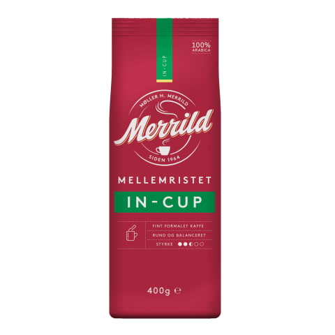 Kohv jahvatatud in-cup Merrild 400g