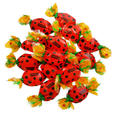 Želee kommid täidisega Ladybird Roshen kg