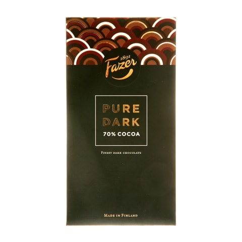 Juod. šokoladas FAZER PURE DARK, 70%, 95g