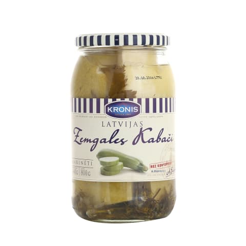 Marinēti kabači Zemgales Kronis 900ml
