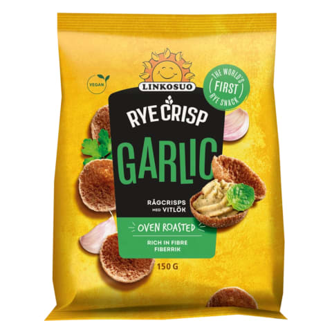Rukki näkileivad küüslaugu, LINKOSUO, 150 g