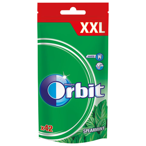 Košļājamā gumija Orbit Spearmint 58g