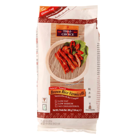 Pruuni riisi niitnuudlid, THAI CHOICE, 200 g