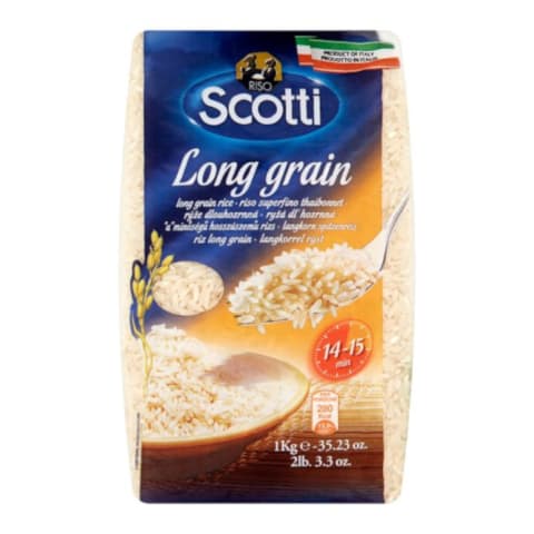 Ilgagrūd. ryžiai RISO SCOTTI LONG GRAIN, 1 kg