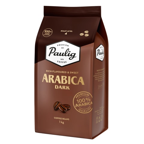 Kohvioad Arabica Dark, PAULIG, 1 kg