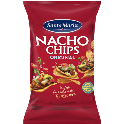 Kukurūzų traškučiai NACHO SANTA MARIA, 475 g