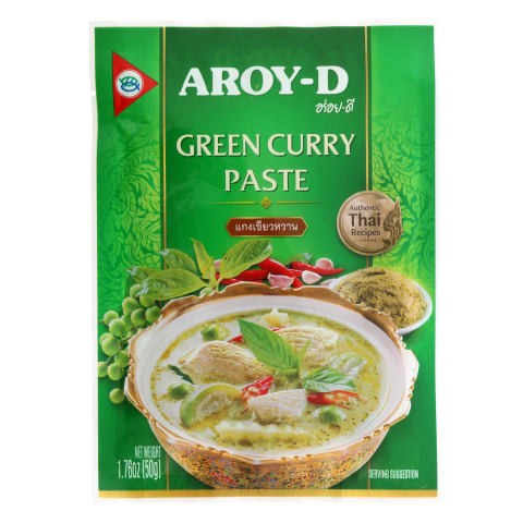 Karija pasta Aroy-D zaļā 50g