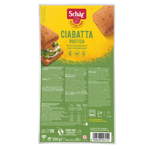 Mitmeviljasaiakesed eelküpsetatud gluteenivaba Schär 200g