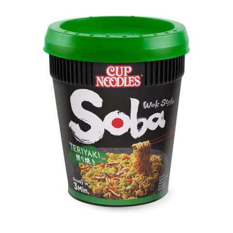 Nuudlid teriyaki wok stiilis Nissin Soba 90g