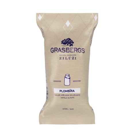 Saldējums Grasbergs plombīra 120ml/50g